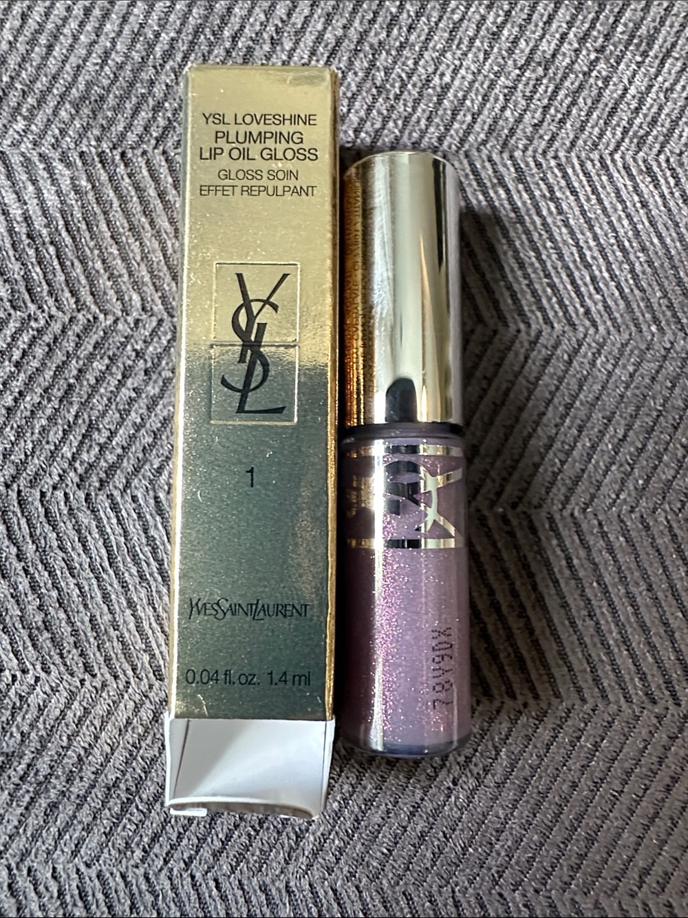 Yves Saint Laurent Loveshine Plumping Lip Oil Gloss - 1 thunder stealer.